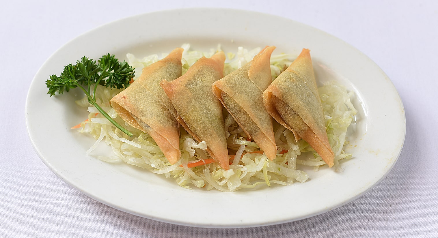  Deep-Fried Vegetarian Curried Parcels