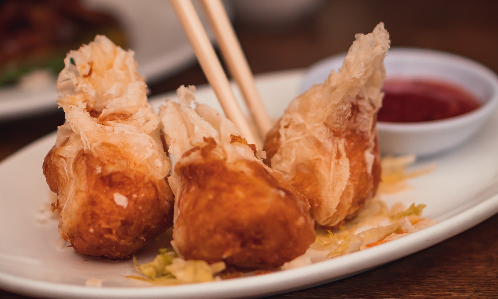 Wafer Wrapped King Prawns  威化紙包蝦